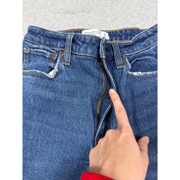 Abercrombie & Fitch Womens Size 26/2R Vintage Flare High Rise Curve Love - Picture 7 of 10